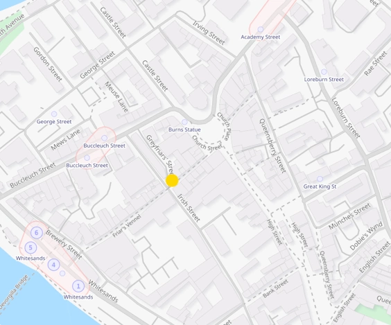 Map of 77-79 Friars Vennel, Dumfries DG1 2RF